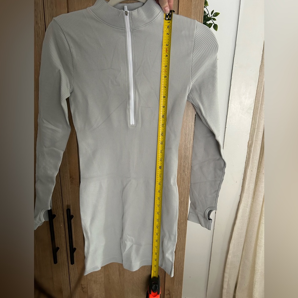 OQQ Long Sleeve Gray Dress - Picture 6 of 6